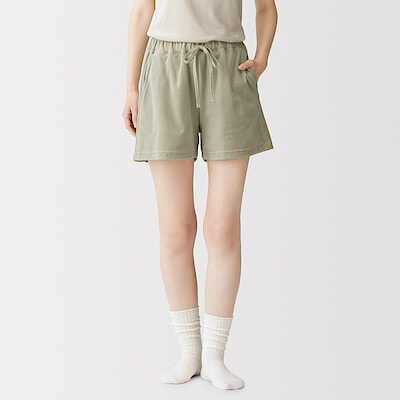 婦人　コットンベロア　ショートパンツ