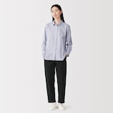 婦人　ストレッチチノ　リラックステーパードパンツ