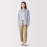 婦人　ストレッチチノ　リラックステーパードパンツ