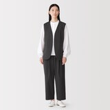 婦人　撥水ストレッチ　チノタックワイドパンツ