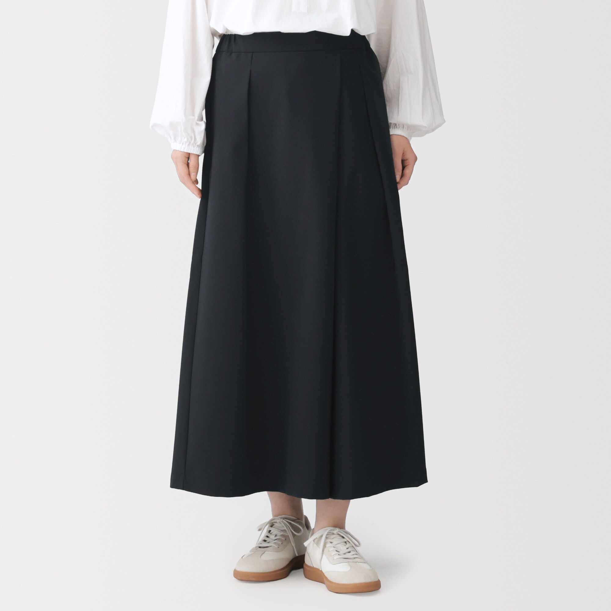 婦人　まっすぐ仕立てた　はかまスカートパンツ