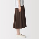 婦人　なめらか　イージースカートパンツ