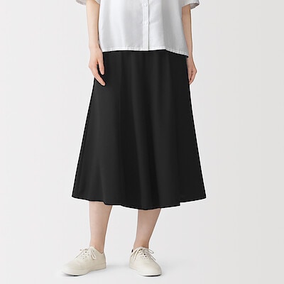【７月中旬発売予定】婦人　なめらか　イージースカートパンツ