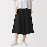 婦人　なめらか　イージースカートパンツ