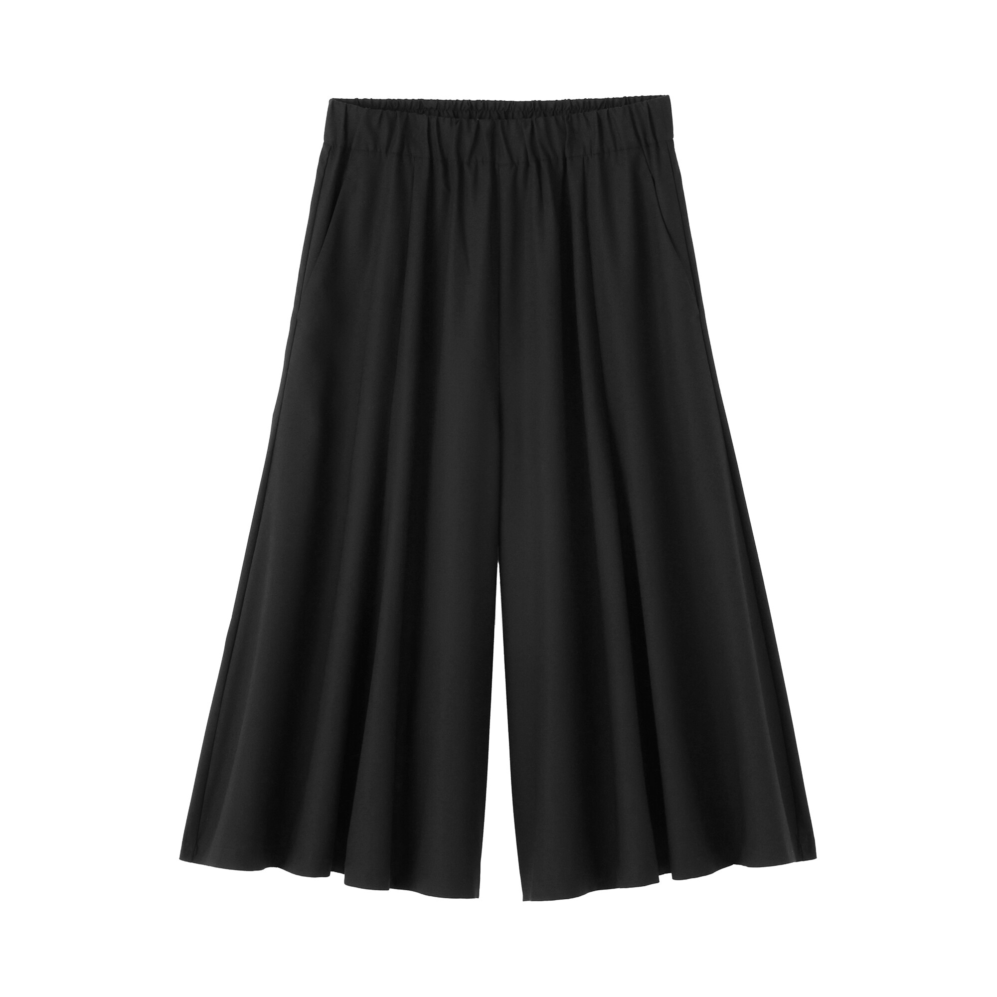 婦人　なめらか　イージースカートパンツ