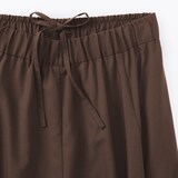 婦人　なめらか　イージースカートパンツ