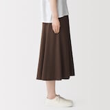 婦人　なめらか　イージースカートパンツ