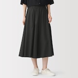 婦人　なめらか　イージースカートパンツ