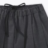 婦人　再生ポリエステル混　プリーツスカート