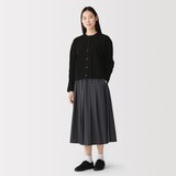 婦人　再生ポリエステル混　プリーツスカート