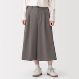 婦人　起毛ジャージー　クロップドパンツ