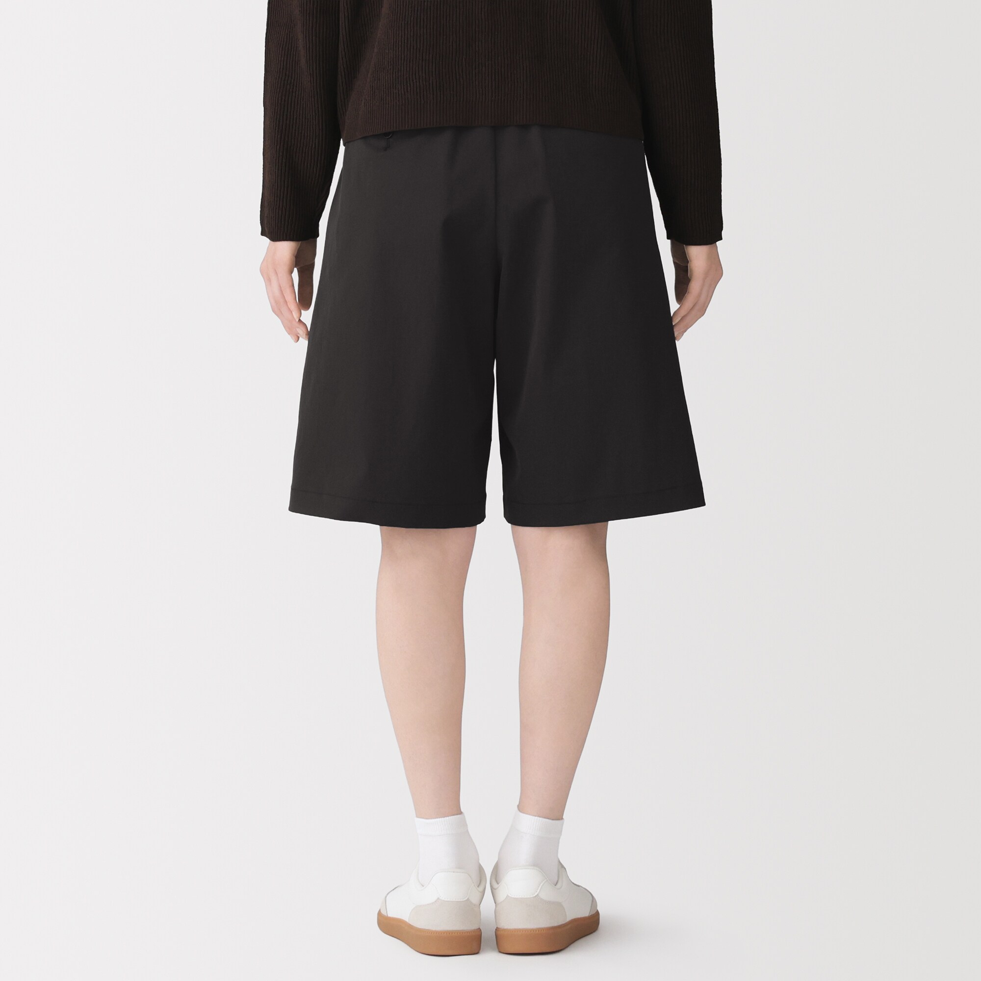 婦人　撥水ストレッチ　チノハーフパンツ
