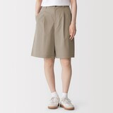 婦人　撥水ストレッチ　チノハーフパンツ