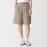 婦人　撥水ストレッチ　チノハーフパンツ