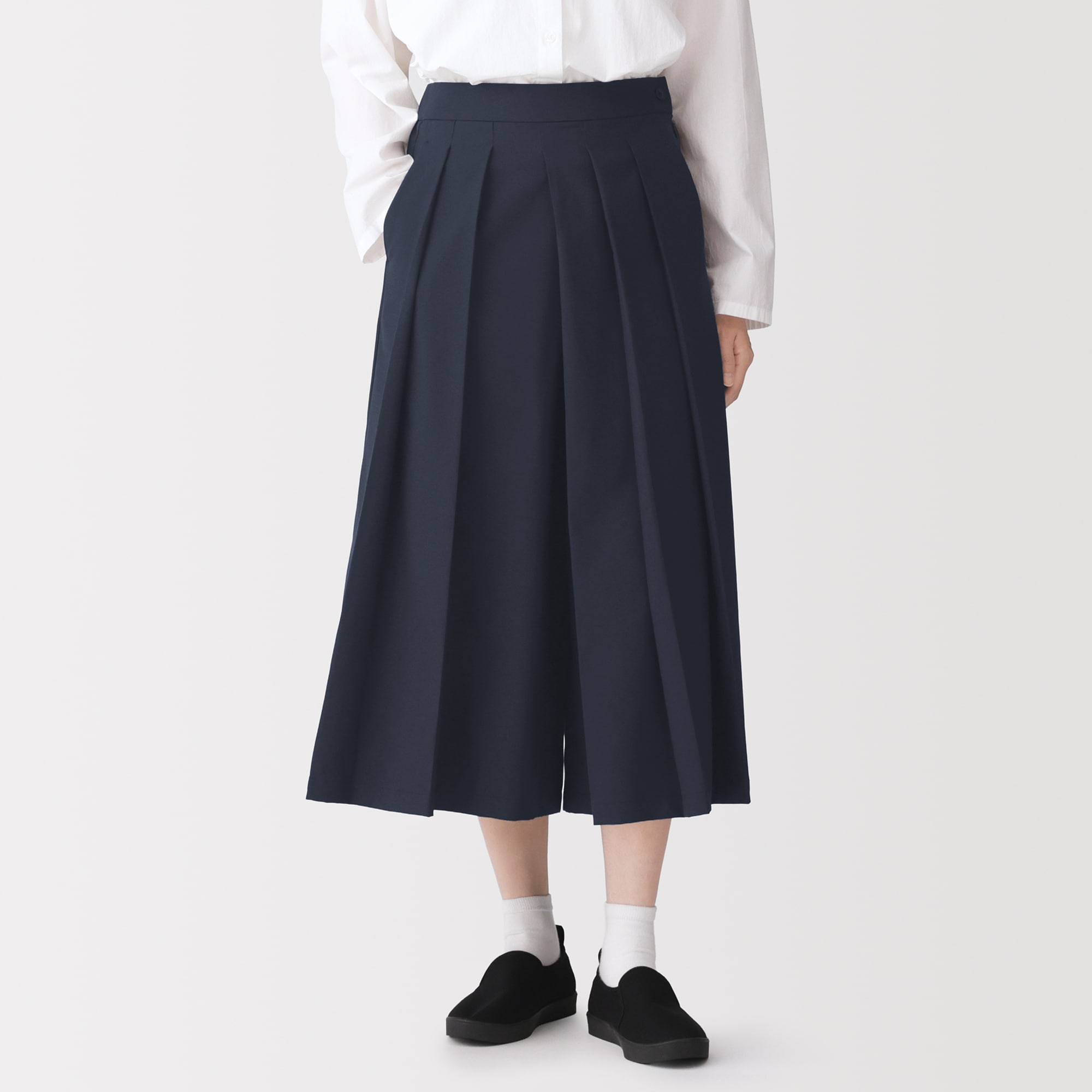 婦人　まっすぐ仕立てた　はかまパンツ