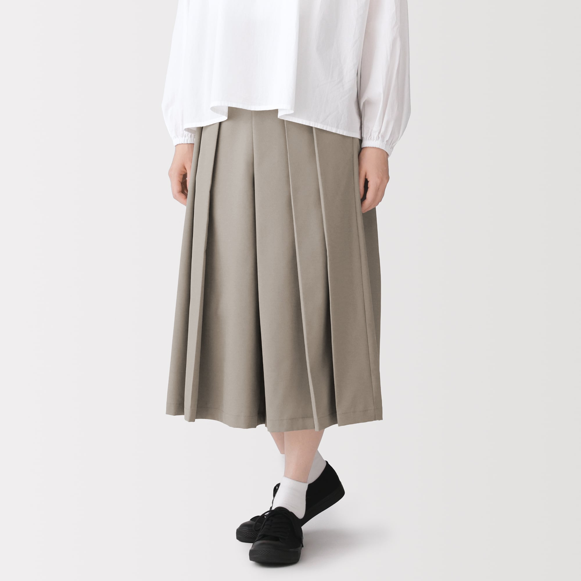 婦人　まっすぐ仕立てた　はかまパンツ