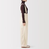 婦人　木の実から作ったカポック混　サロペットパンツ