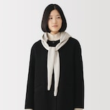 ウール混マフラー付きバラクラバ