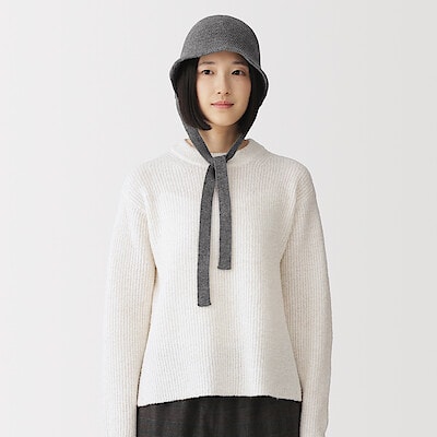 【１１月上旬発売予定】ウール混ニットボンネットハット