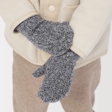 ベビー　綿混　のびのび　ミトン