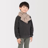 キッズ　綿混　のびのび　マフラー