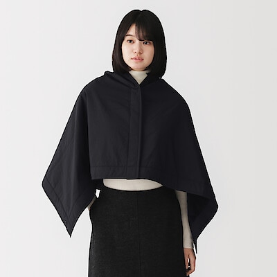 【１１月中旬発売予定】中わた　表面撥水　ケープ