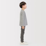 キッズ　ジャージーストレッチツイルレギンスパンツ