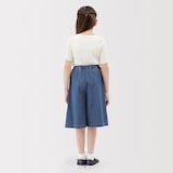 キッズ　ライトオンスデニムスカートパンツ