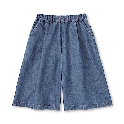 【７月中旬発売予定】キッズ　ライトオンスデニムスカートパンツ
