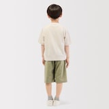 キッズ　ライトスウェットクロップドパンツ