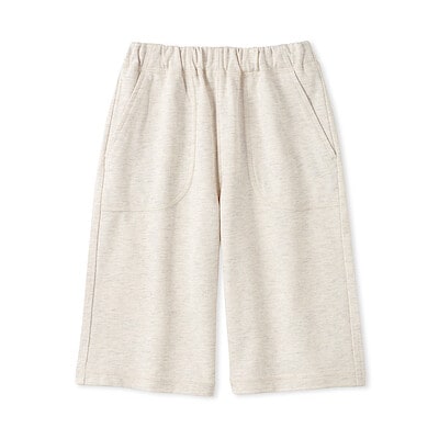 キッズ　ライトスウェットクロップドパンツ