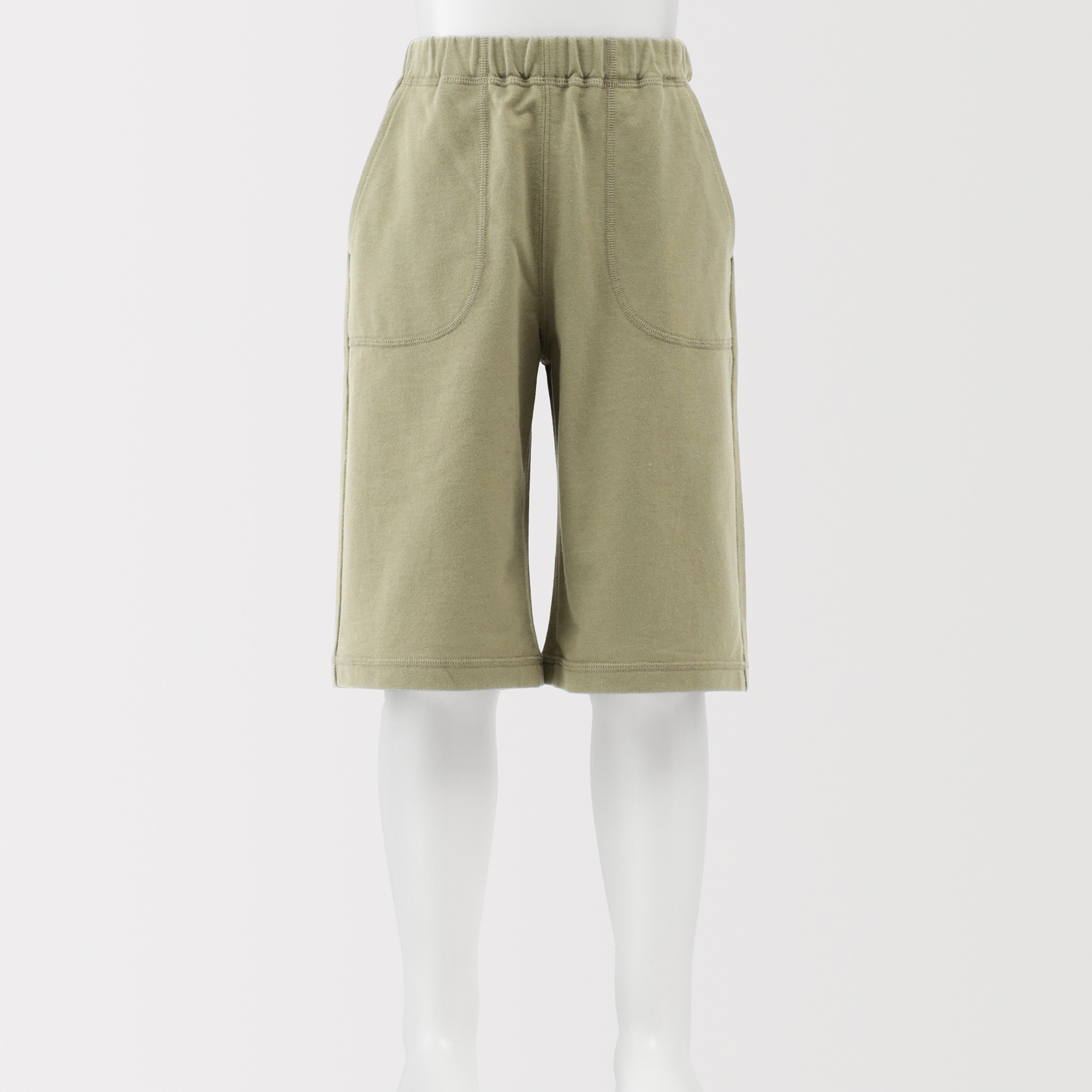キッズ　ライトスウェットクロップドパンツ