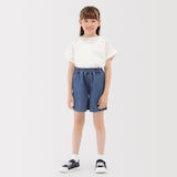 キッズ　ライトオンスデニムキュロット