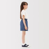 キッズ　ライトオンスデニムキュロット