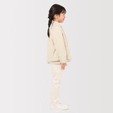 キッズ　素材に還るフリースカーディガン