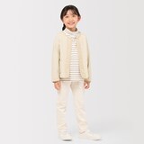 キッズ　素材に還るフリースカーディガン