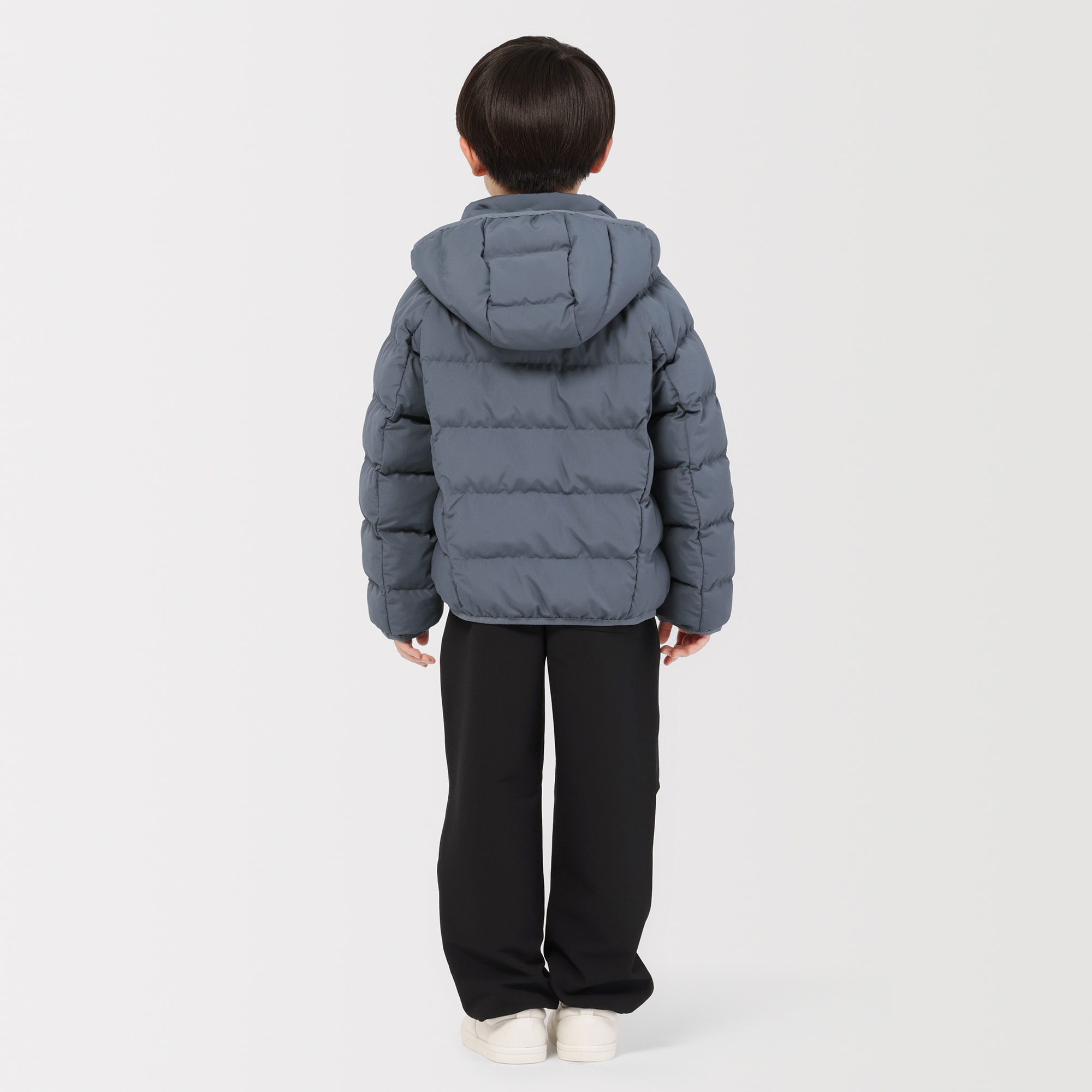 キッズ　洗える中わた撥水フード付きジャケット