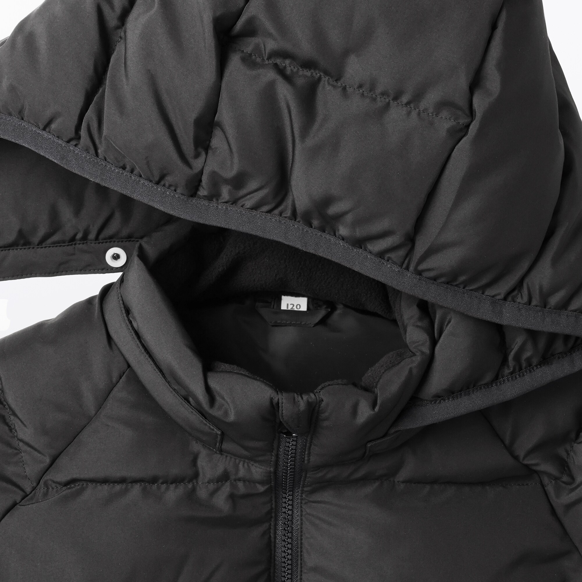 キッズ　洗える中わた撥水フード付きジャケット
