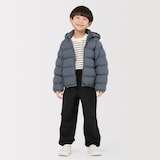 キッズ　洗える中わた撥水フード付きジャケット