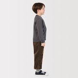 キッズ　ストレッチコーデュロイワイドパンツ