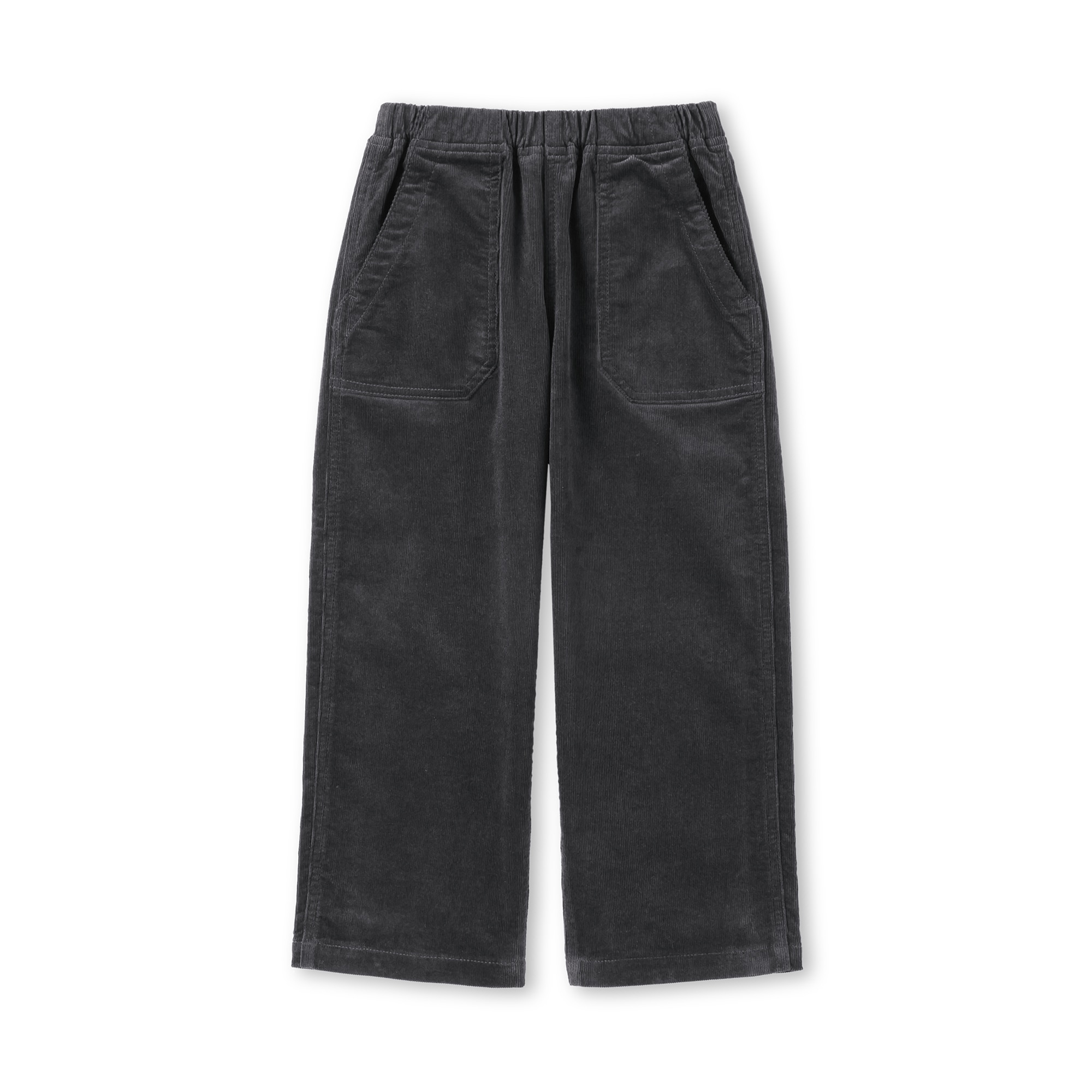 キッズ　ストレッチコーデュロイワイドパンツ