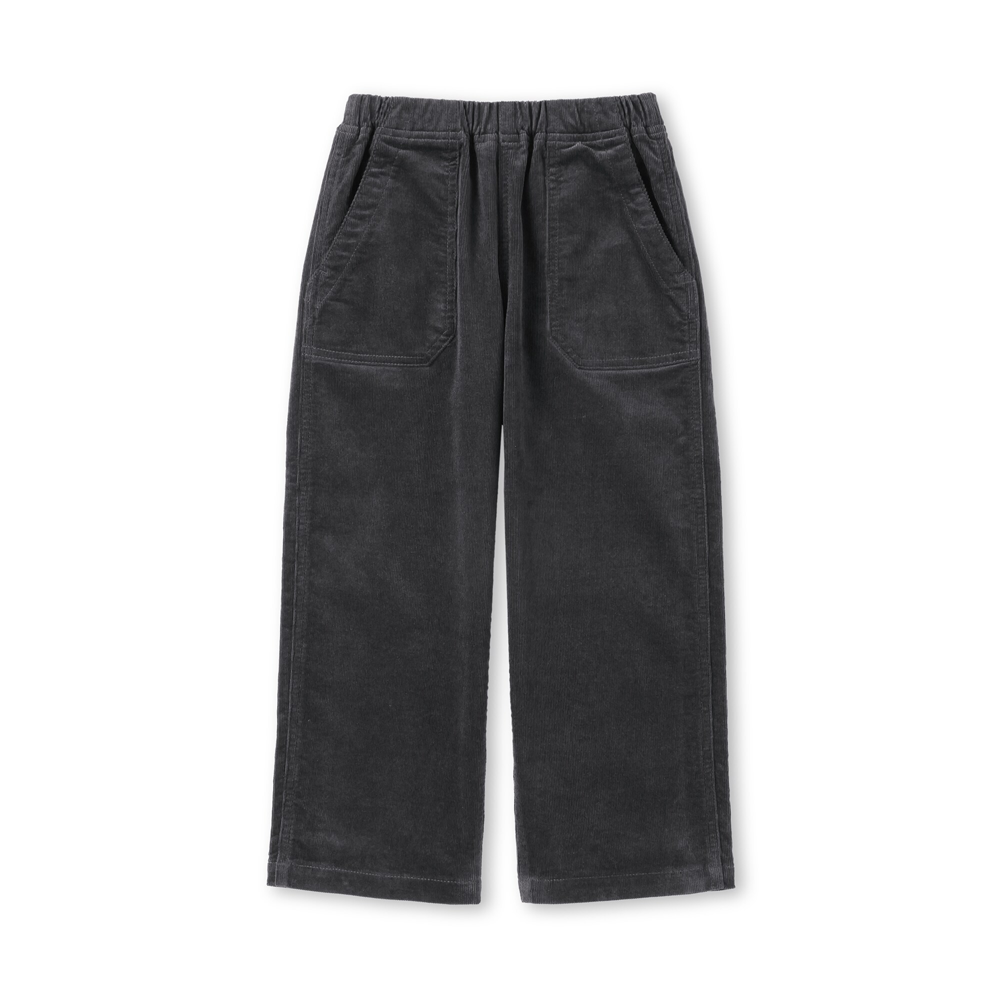 キッズ　ストレッチコーデュロイワイドパンツ