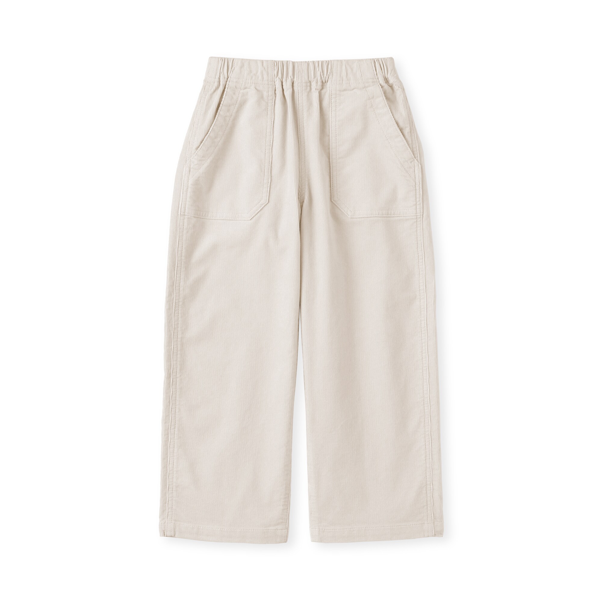 キッズ　ストレッチコーデュロイワイドパンツ
