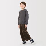キッズ　ストレッチコーデュロイワイドパンツ