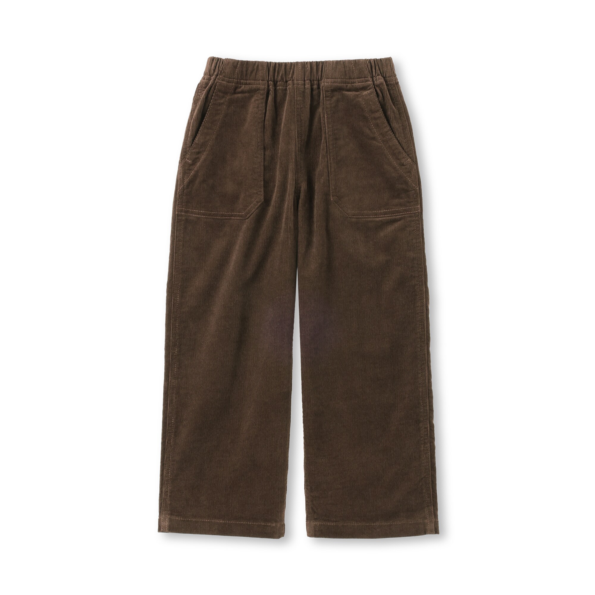 キッズ　ストレッチコーデュロイワイドパンツ