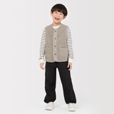 キッズ　素材に還るフリースベスト