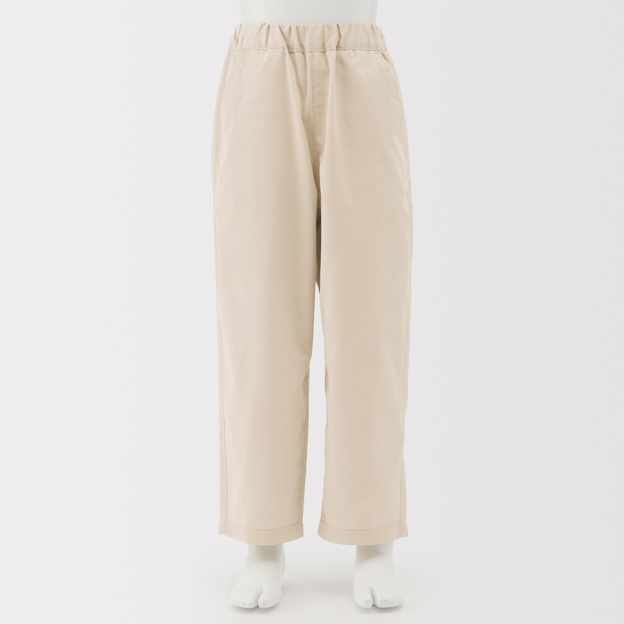 キッズ　乾きやすいツイルワイドパンツ