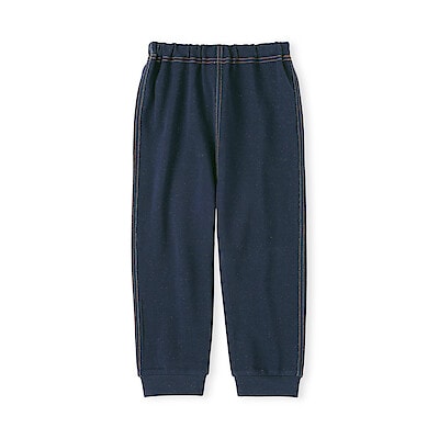【ネットストア先行販売】ベビー　おなかすっぽりデニム調ジョガーパンツ