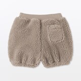 べビー　おなかすっぽりボアフリースブルマパンツ