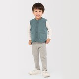 ベビー　素材に還るフリースベスト